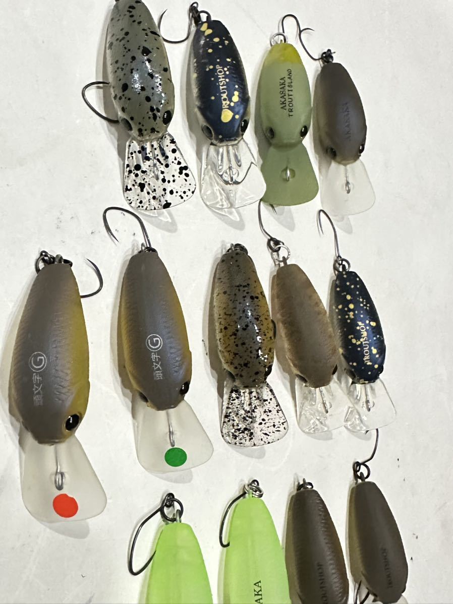 21・1円スタート☆最落なし☆ラッキークラフト ディープクラピー，SFT Lucky Craft DEEP CRA-K PEA オリカラ多数13個セット SFT LUCKY CRAFTラッキークラフトディープクラ・ピー 全19色ラッキークラフト (LUCKY ラッキークラフト(LUCKY