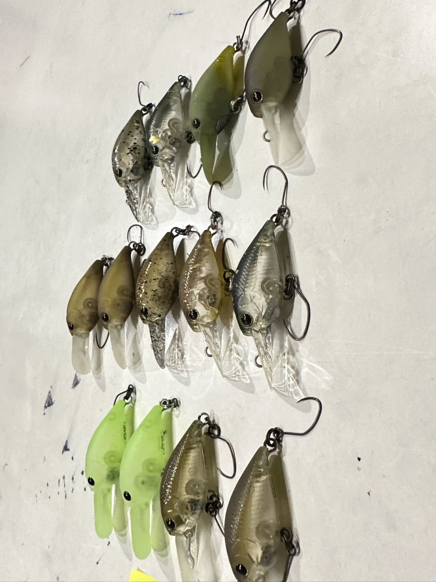 21・1円スタート☆最落なし☆ラッキークラフト ディープクラピー，SFT Lucky Craft DEEP CRA-K PEA オリカラ多数13個セット SFT LUCKY CRAFTラッキークラフトディープクラ・ピー 全19色ラッキークラフト (LUCKY ラッキークラフト(LUCKY