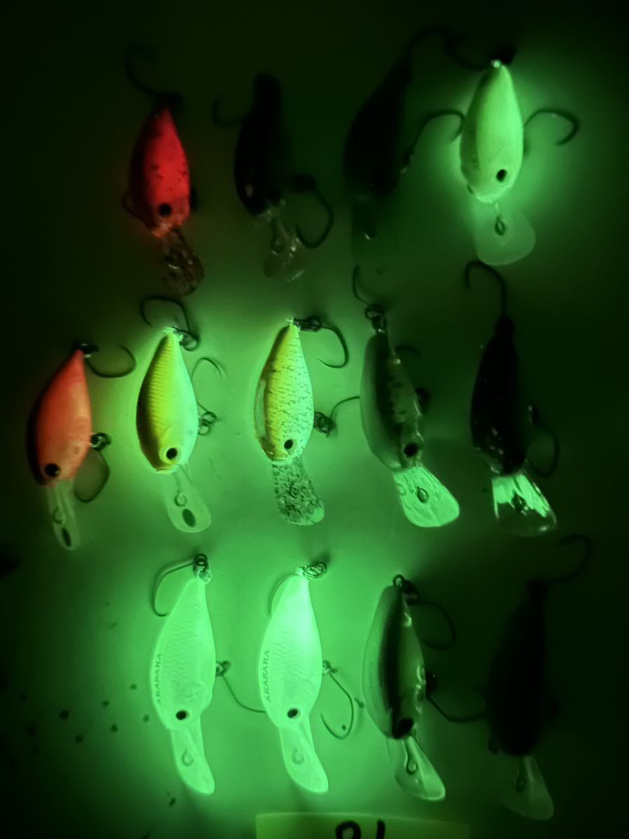 21・1円スタート☆最落なし☆ラッキークラフト ディープクラピー，SFT Lucky Craft DEEP CRA-K PEA オリカラ多数13個セット SFT LUCKY CRAFTラッキークラフトディープクラ・ピー 全19色ラッキークラフト (LUCKY ラッキークラフト(LUCKY