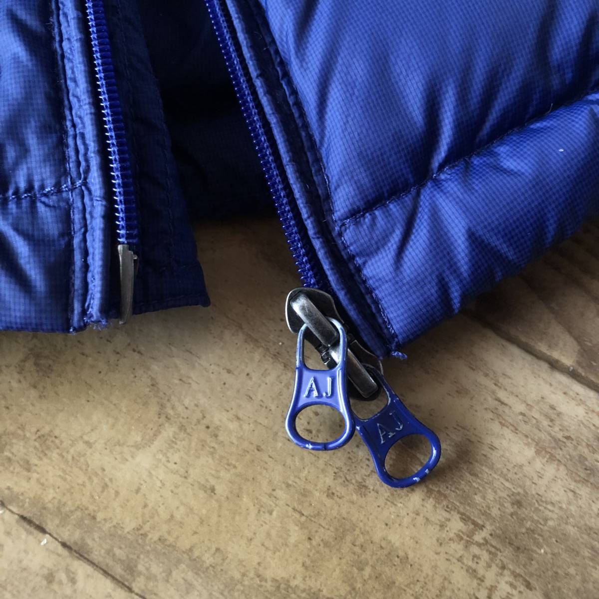 C12『アルマーニジーンズ ARMANI JEANS』軽量 キルティング ダウン 
