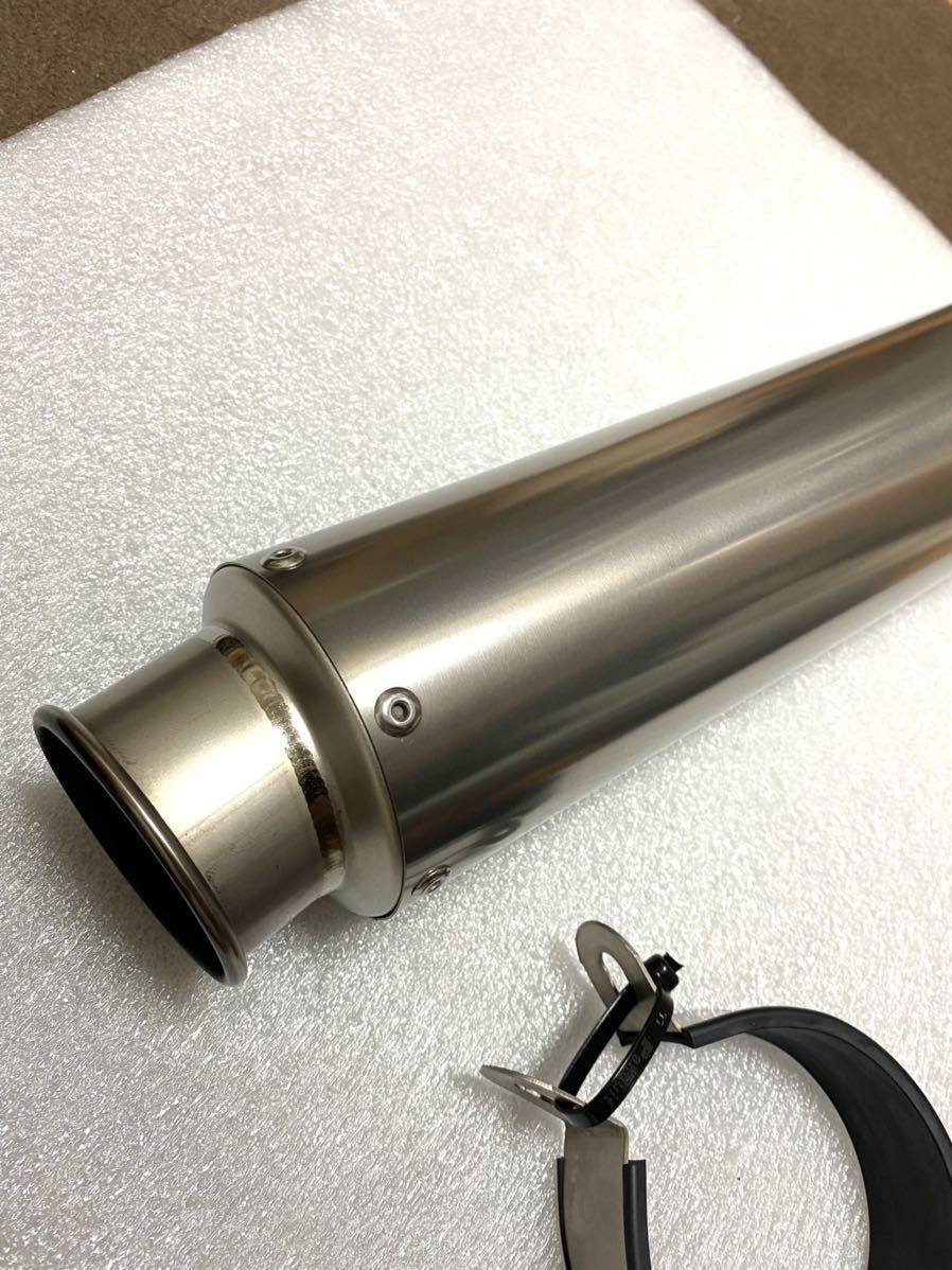 掛軸 送込 極上 爆音 ワンオフ 汎用 チタン サイレンサー 60.5 ZRX1200DAEG