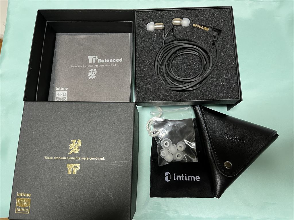 Intime のイヤホン「碧 (SORA) Ti3 Balanced 4.4mm」中古美品 【公式通販】
