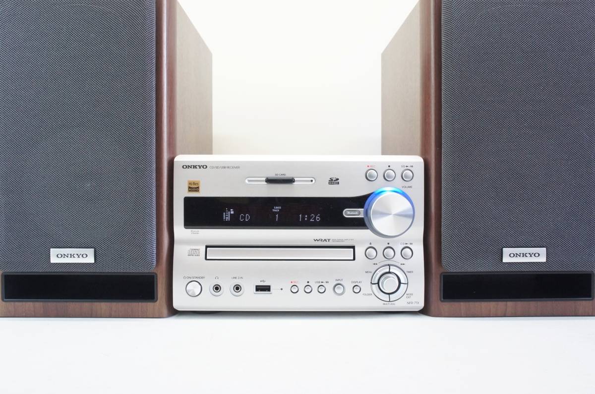 ONKYO X-NFR7TX ハイレゾ対応 CD⁄SD⁄ オンキヨー、ハイレゾ再生対応のCD⁄