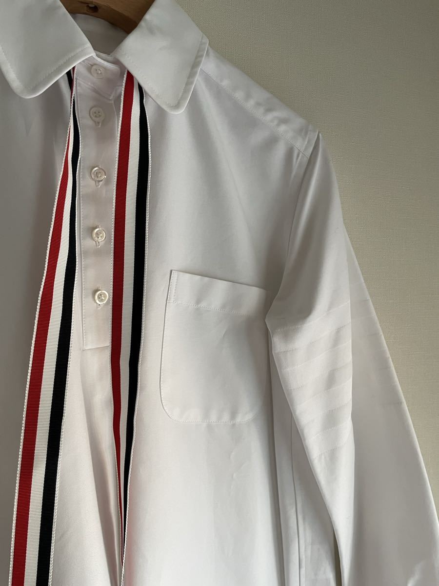 THOM BROWNE トムブラウン ボウタイ シャツ ブラウス 36 定価93,500円