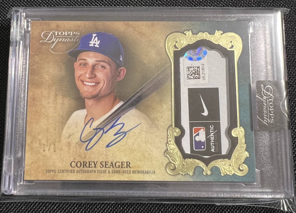 1/1 TOPPS 2021 MLB DYNASTY コーリー シーガー 直筆サイン COREY