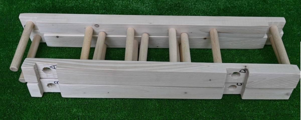 織り機 / 整経台 簡単組み立て式 5段 -R 織り機 整経台