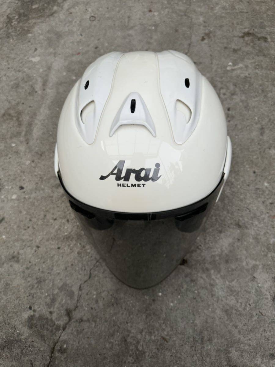 ☆アライ ジェットヘルメット Arai SZ Ram ハラダツアー ホワイト XL
