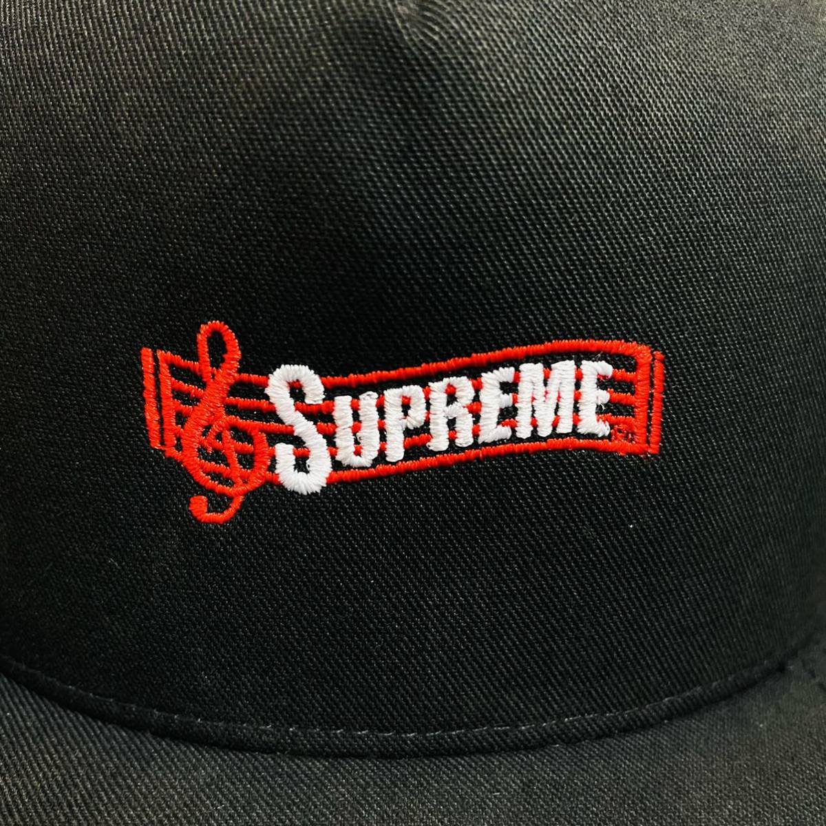 Supreme Saccharin 5-Panel Cap Black 14aw 2014年 黒 サッカリン 5 