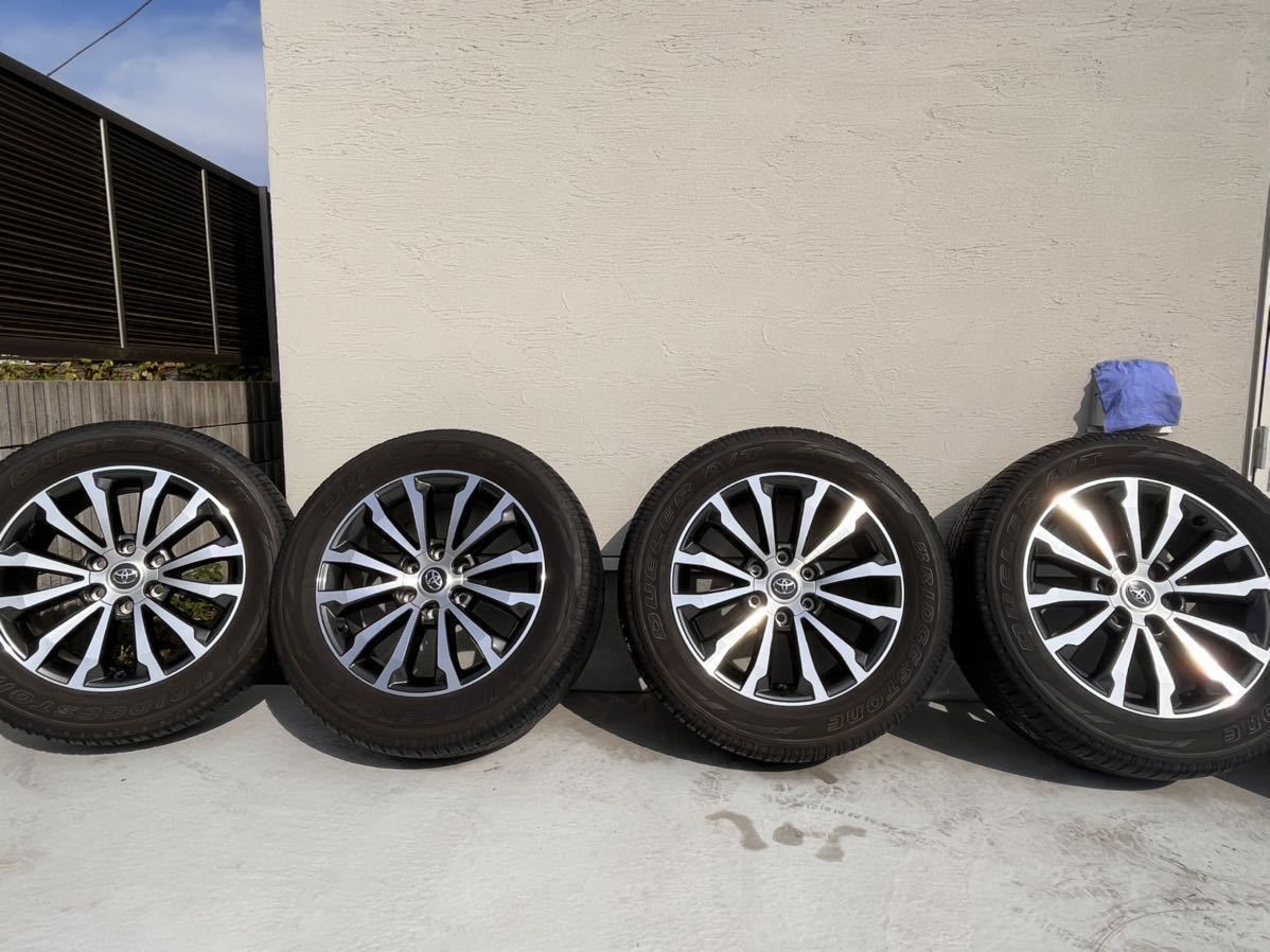 傷無し】トヨタ ランドクルーザー プラド150 後期 純正ホイール 19 