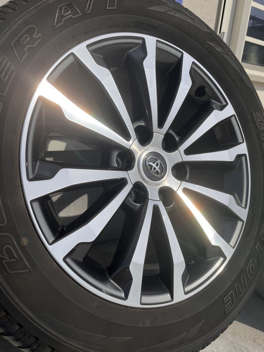 傷無し】トヨタ ランドクルーザー プラド150 後期 純正ホイール 19 