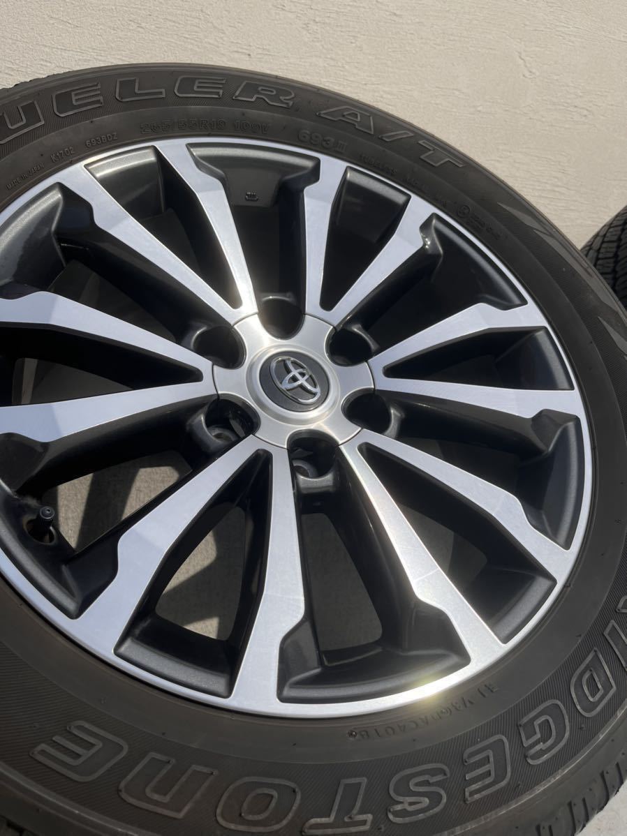 傷無し】トヨタ ランドクルーザー プラド150 後期 純正ホイール 19 