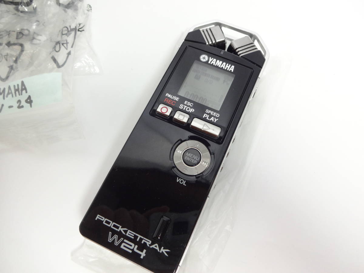 C-583 YAMAHA ヤマハ POCKETRAK W24 IC レコーダー 本体 リモコン
