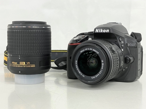 最安値，お得 Nikon D5300 18-55 55-200 5.6G VR II ダブルズームレンズキット 訳あり K6943081(その他)｜売買されたオークション情報、yahooの商品情報をアーカイブ公開 - オークファン その他