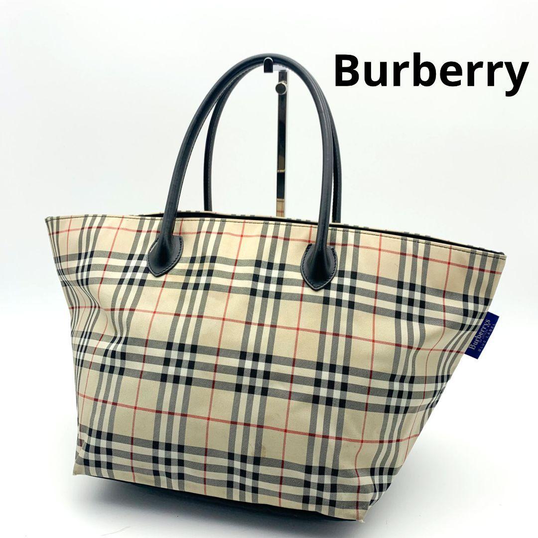Burberry ノバチェック トートバッグ ショルダーバッグ ナイロン