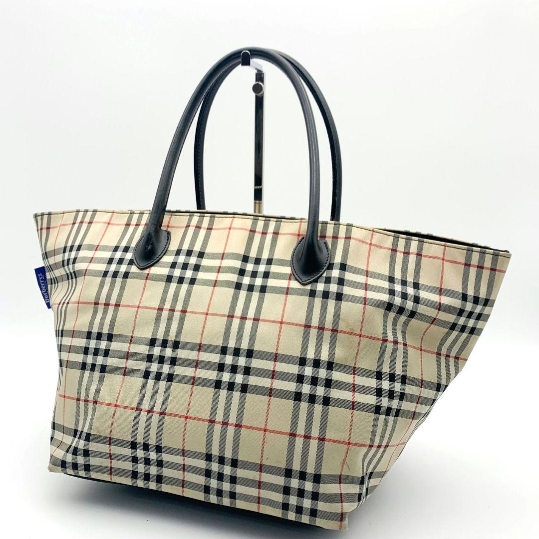 Burberry ノバチェック トートバッグ ショルダーバッグ ナイロン