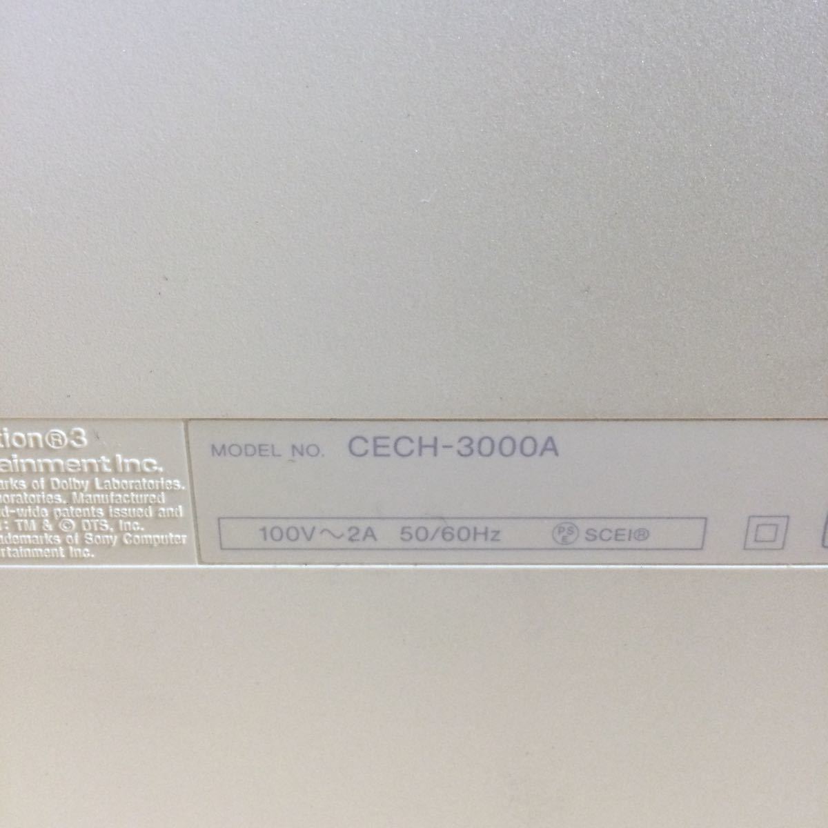 (111500) SONY PlayStation3 CECH-3000A NK マジカルゴールド 限定色 “二ノ国”PlayStation 3 PS3 本体のみ 中古品