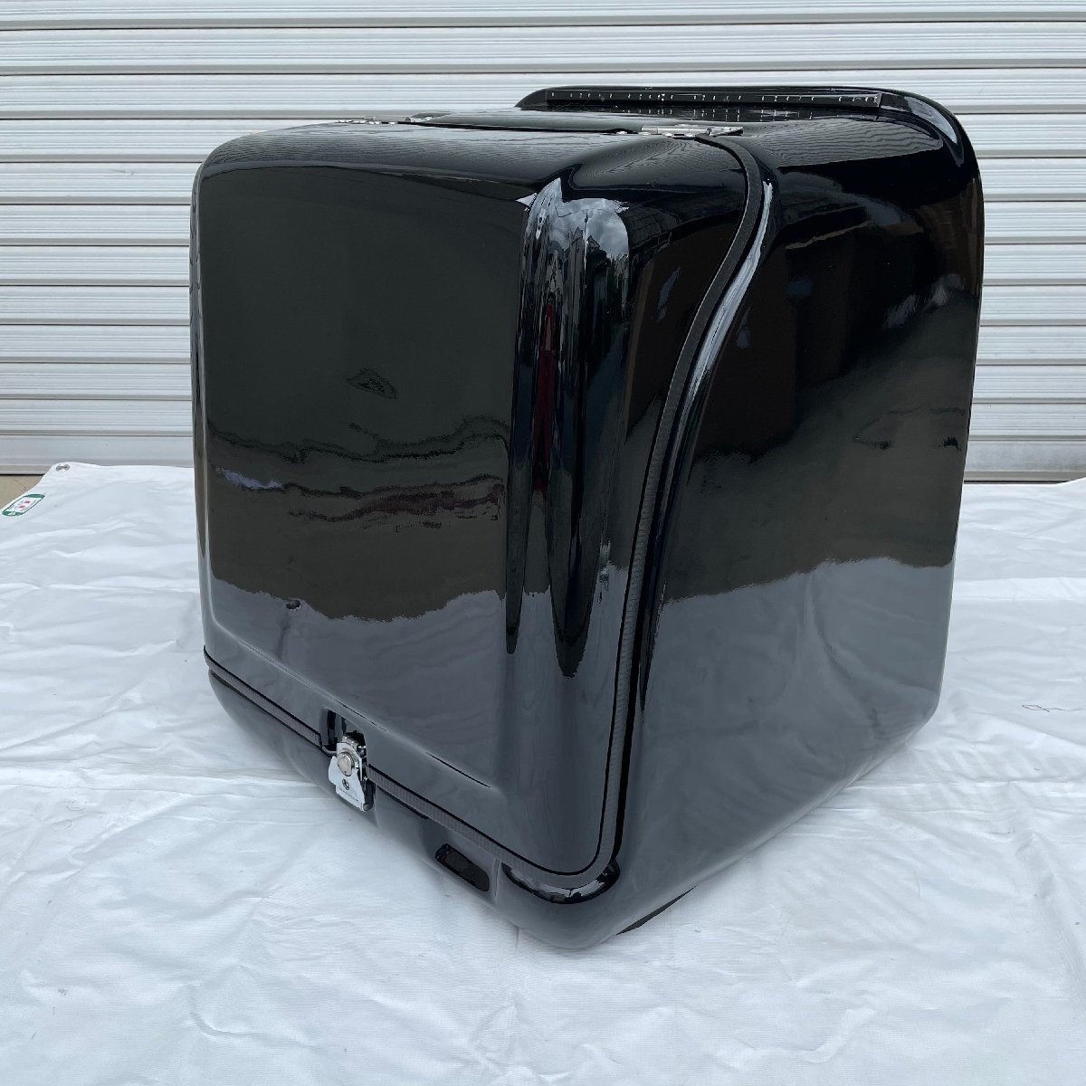 汎用品 宅配 デリバリー FRP製 リア ボックス BOX 艶あり黒 取り付け 