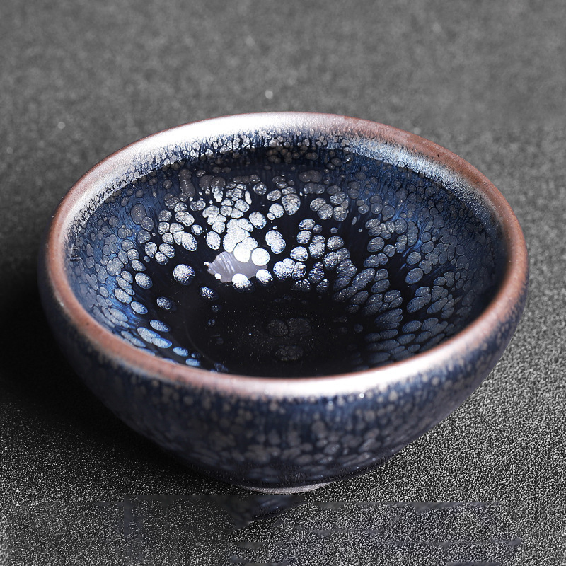 茶道具 建窯盞 油滴天目 天目茶碗 窯変釉 茶碗 曜変天目 天目