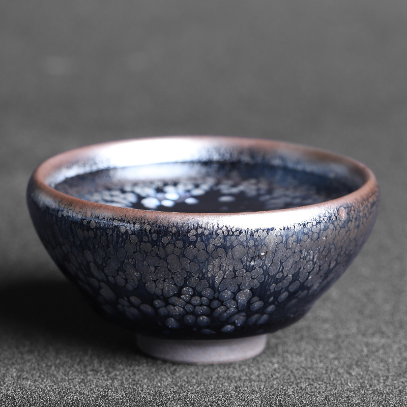 茶道具 建窯盞 油滴天目 天目茶碗 窯変釉 茶碗 曜変天目 天目