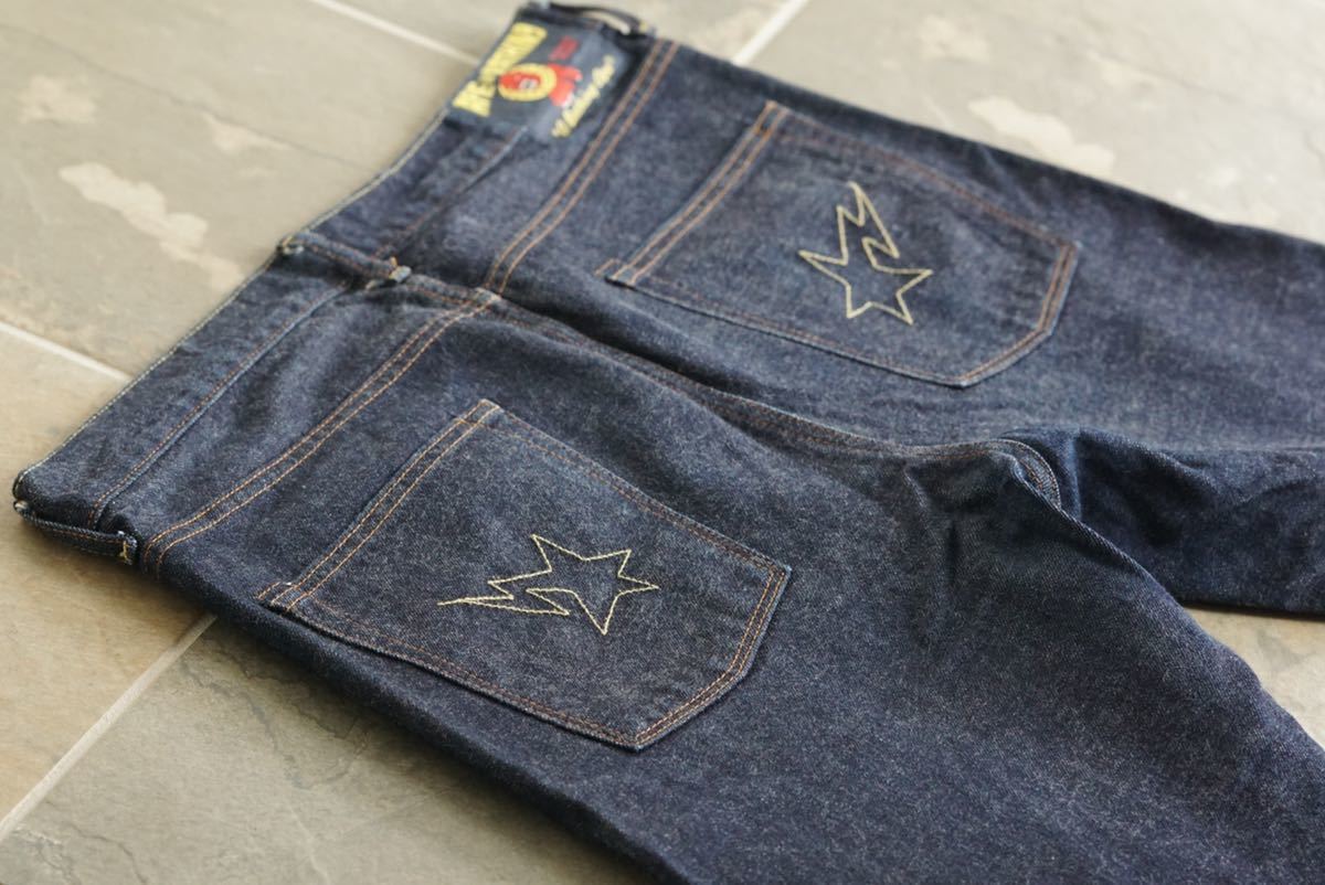 a bathing ape ベイプスタ ロゴ デニム パンツ アベイシングエイプ 