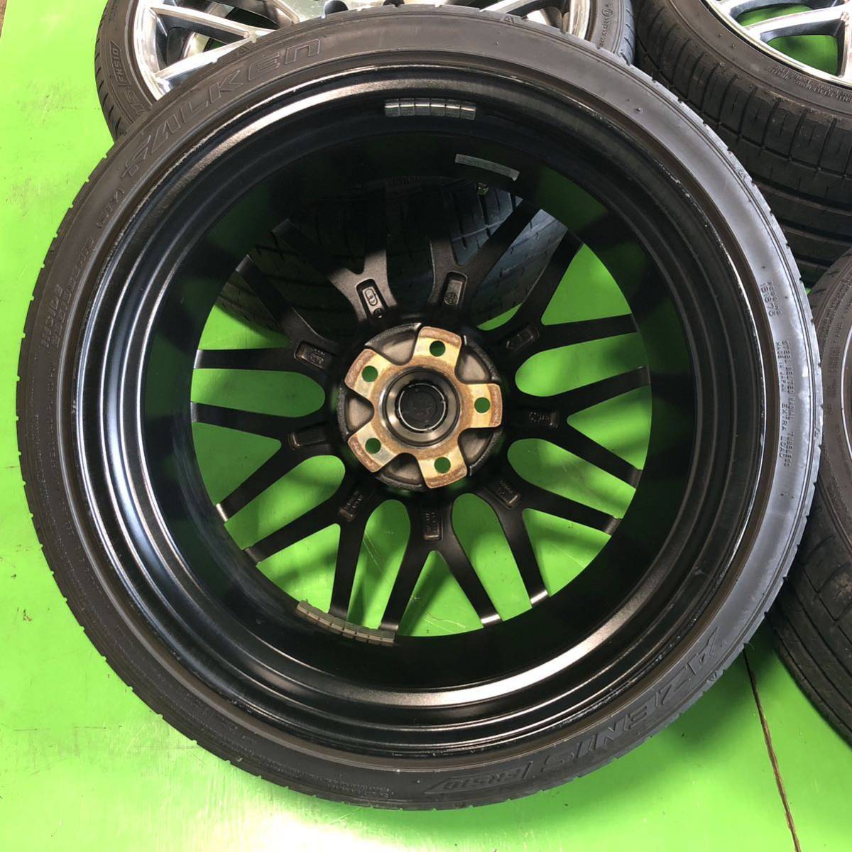 NA582 中古 WORK RYVER ワーク レイバー ホイール 19×8.5J +38 19×9.5J