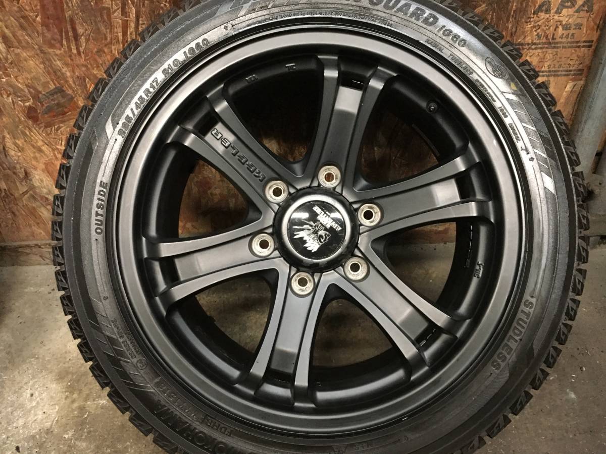 ハイエース ヨコハマスタッドレス キラーフォースアルミホイール