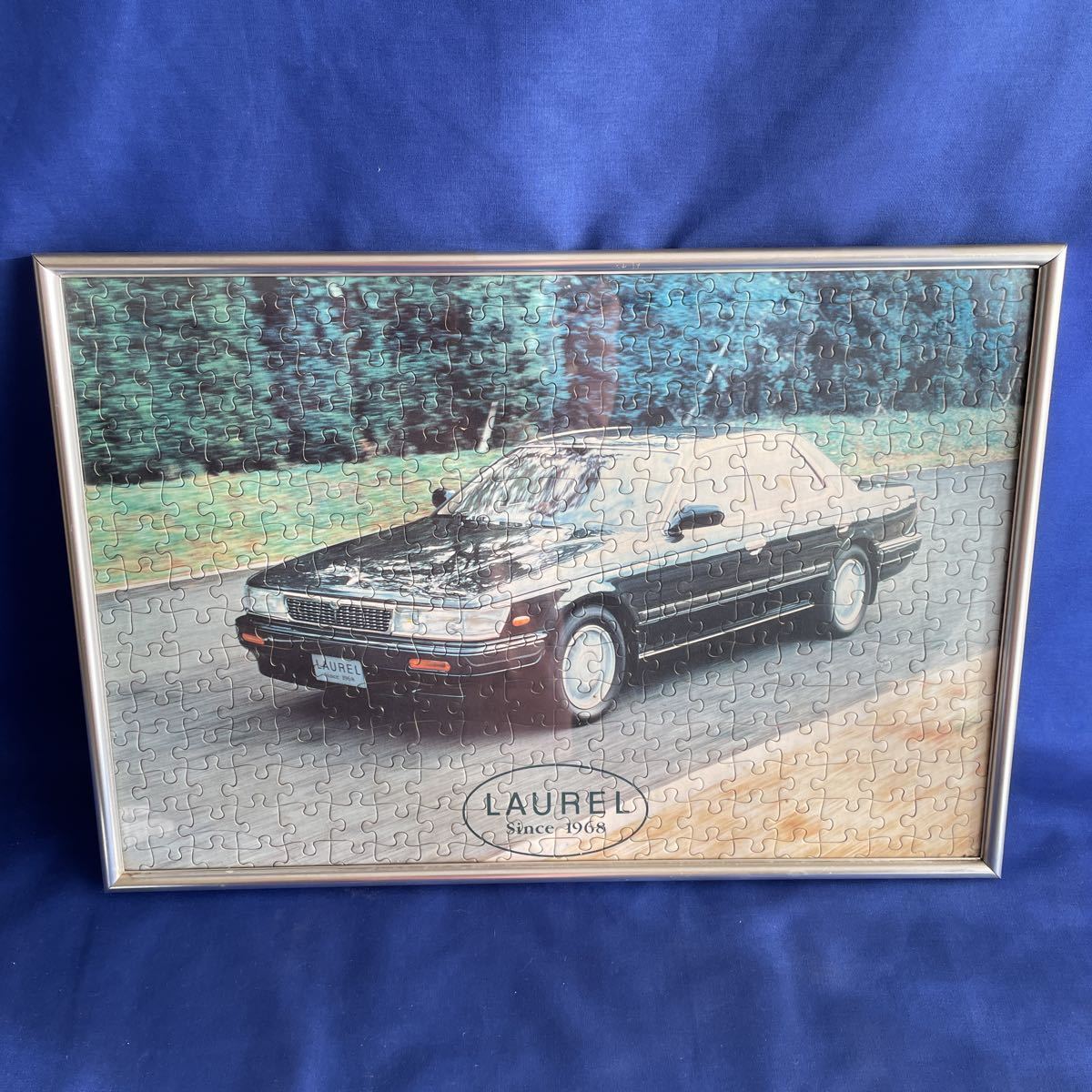 C33ローレルパズル 日産純正 LAURELC33ローレル 300ピース パズル 完成品 額入り