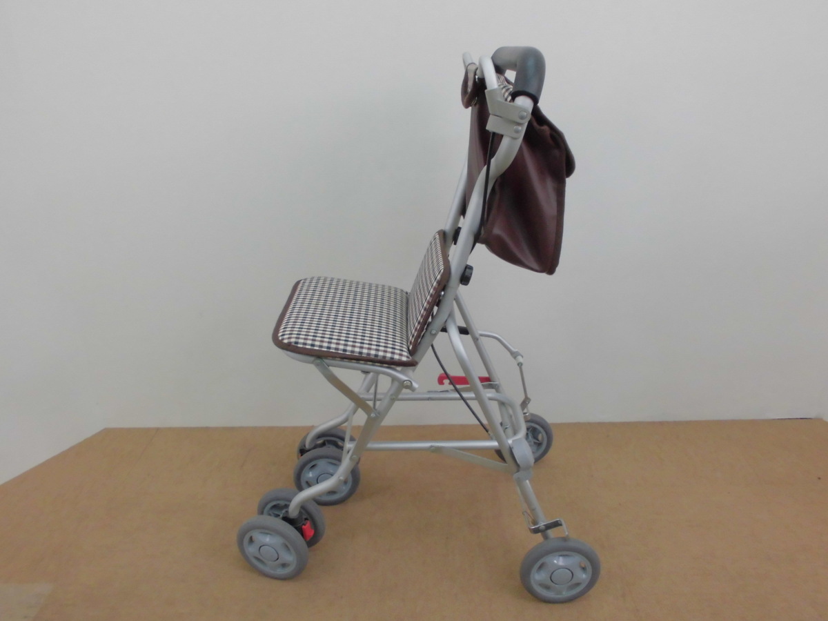 3018☆コーナン オリジナル アルミミニ歩行器 KG19－910☆中古・美品 