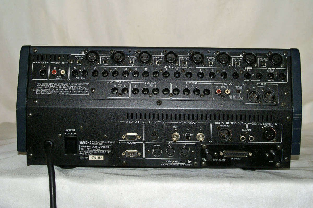 YAMAHA デジタルミキサー O3D DM3 03D ヤマハ Yamaha YAMAHA（ヤマハ