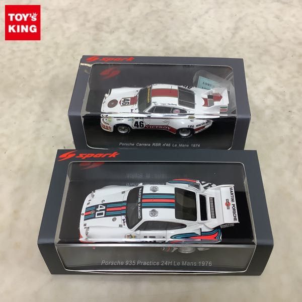 1円〜 スパーク 1/43 ポルシェ カレラ RSR No.46 Le Mans 1974