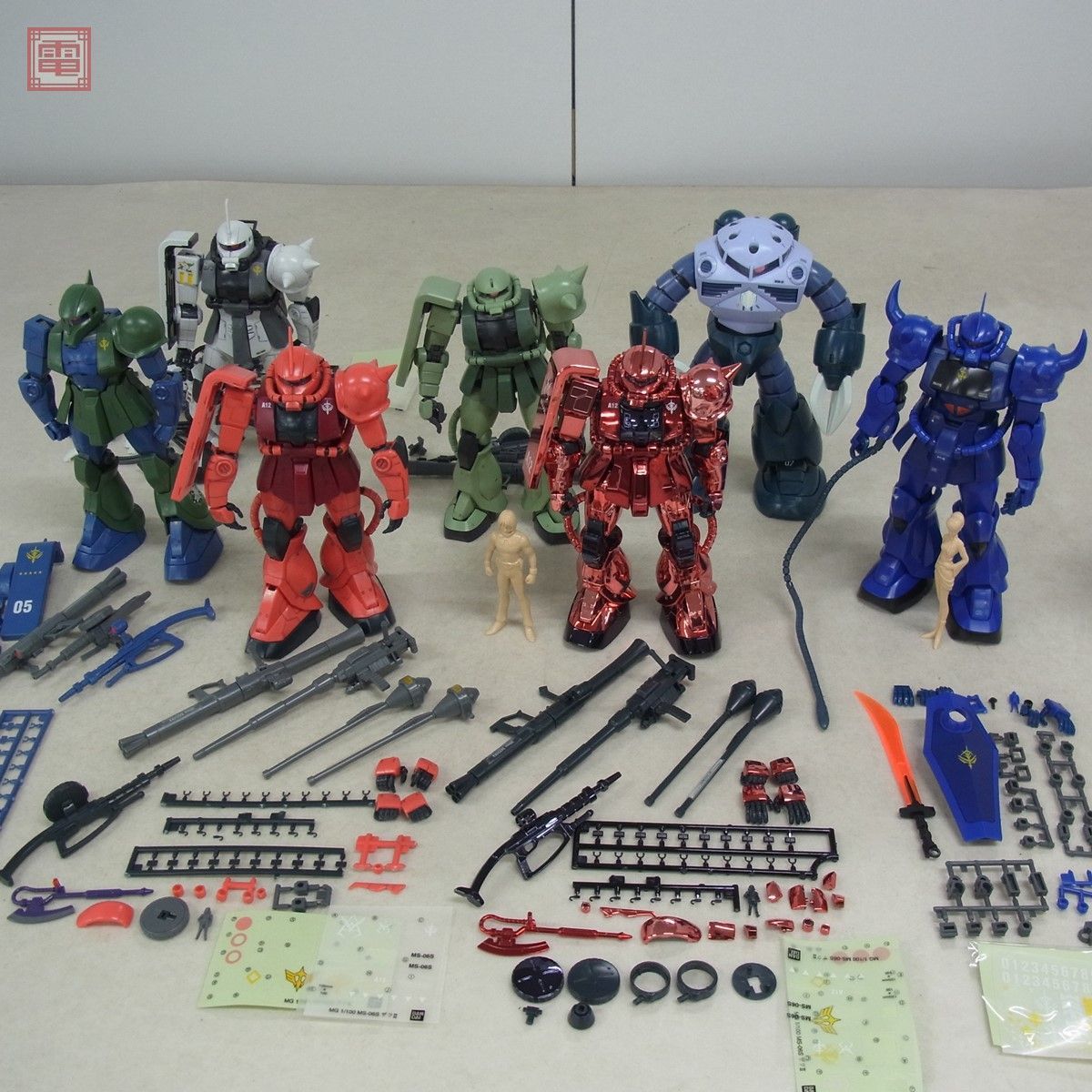 HOT，新作登場 組立済 バンダイ MG 1/100 シン マツナガ専用ザク/シャア専用ザク/ズゴック/グフ/旧ザク 等 計7個セット BANDAI 欠品有り 現状品 20(機動戦士ガンダム)｜売買されたオークション情報、yahooの商品 機動戦士ガンダム