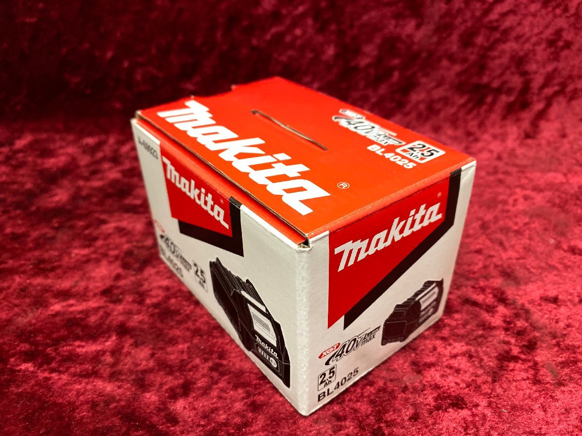 KOF【開封確認のみ未使用、店頭併売品】makita BL4025 40Vmax/2.5Ah リチウムイオンバッテリ (2)【019-221118-SH-02-KOF】 マキタ 9135レタパ リチウム MUC009GD3 充電式チェンソー ガイド