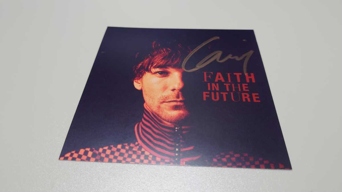 大得価，HOT ルイ トムリンソン直筆サイン入りカード付き Faith In The Future CD Louis Tomlinson ワン ダイレクション One Direction(サイン)｜売買されたオークション情報、yahooの商品情報をアーカイブ公開 - オーク サイン