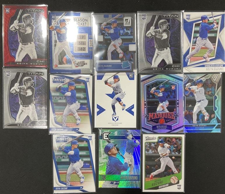 鈴木誠也 SEIYA SUZUKI 2022 PANINI CHRONICLES MLB CHICAGO CUBS RC 