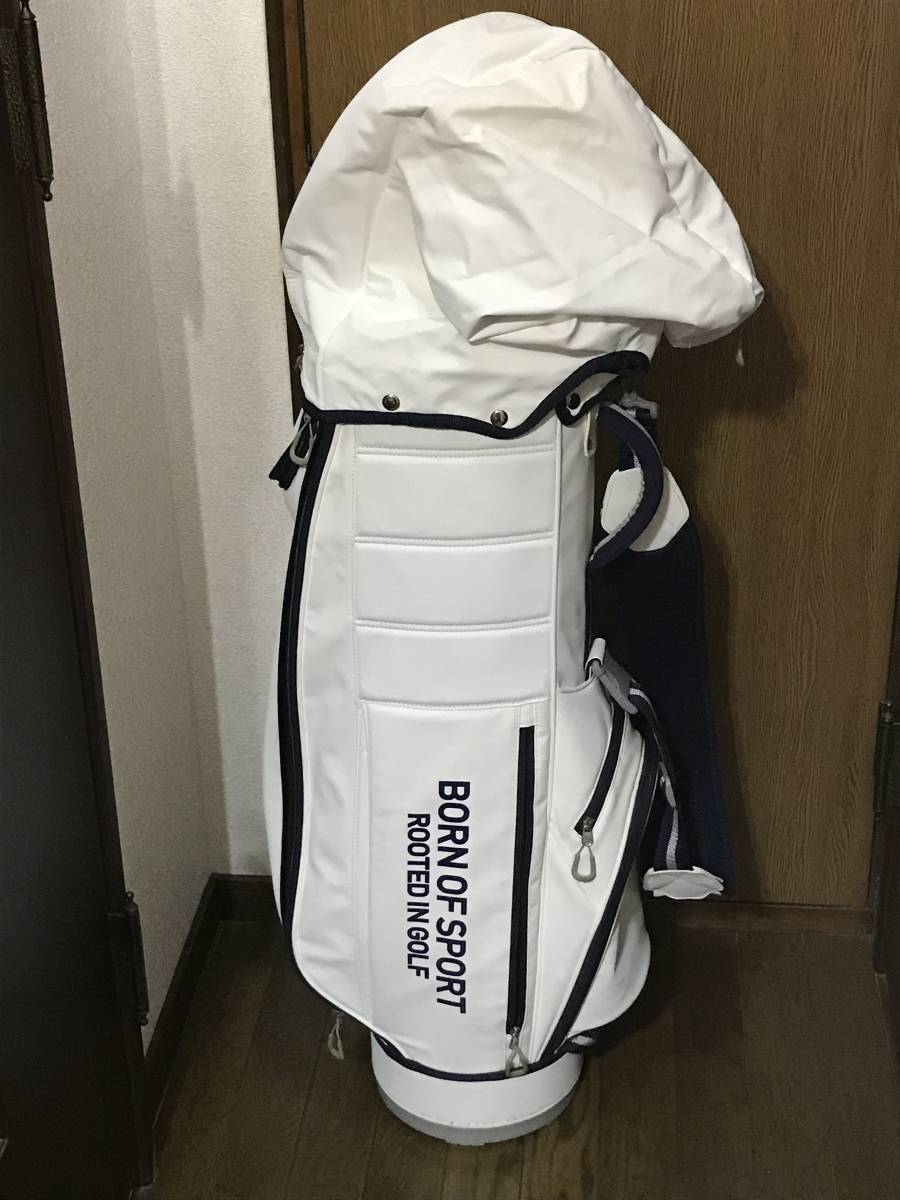 【大人気，送料無料】 良品 アディダス キャディバッグ ゴルフバッグ BORN OF SPORT ホワイト ROOTED IN GOLF adidas(adidas)｜売買されたオークション情報、yahooの商品情報をアーカイブ公開 - オークファン キャディバッグ