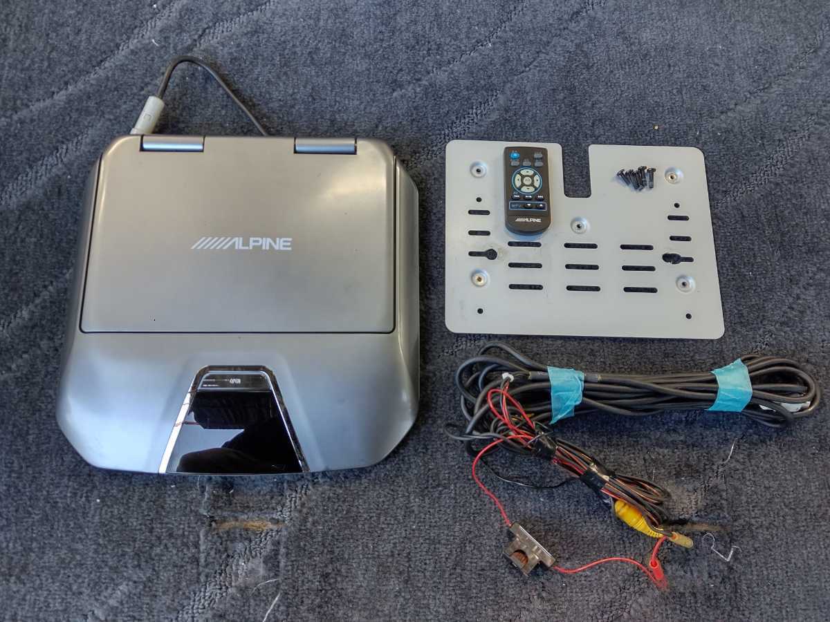 ☆ALPINE TMX-R1050VG フリップダウン モニター リアモニター