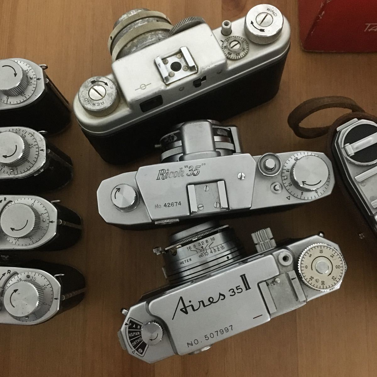 1円〜 ジャンクフィルムカメラ 8台 MINOLTA-35 Model Ⅱ、Aires 35Ⅱ 