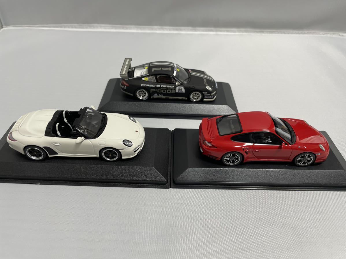 純正 販売価格 1/43 ポルシェ3台 ミニチャンプス3台