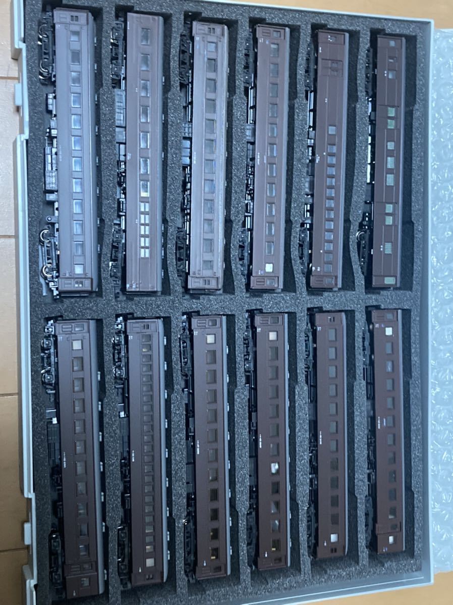 Nゲージ 旧型客車(茶色) 12両セット