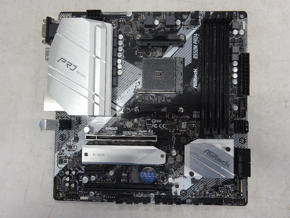 マザーボード ASRock B550M PRO4 SocketAM4 ジャンク P63606 B550M