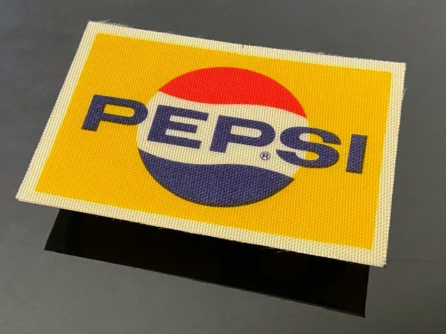 1～6枚落札用】旧ロゴ『ペプシコーラ』 ナイロン素材ステッカー 50年前  