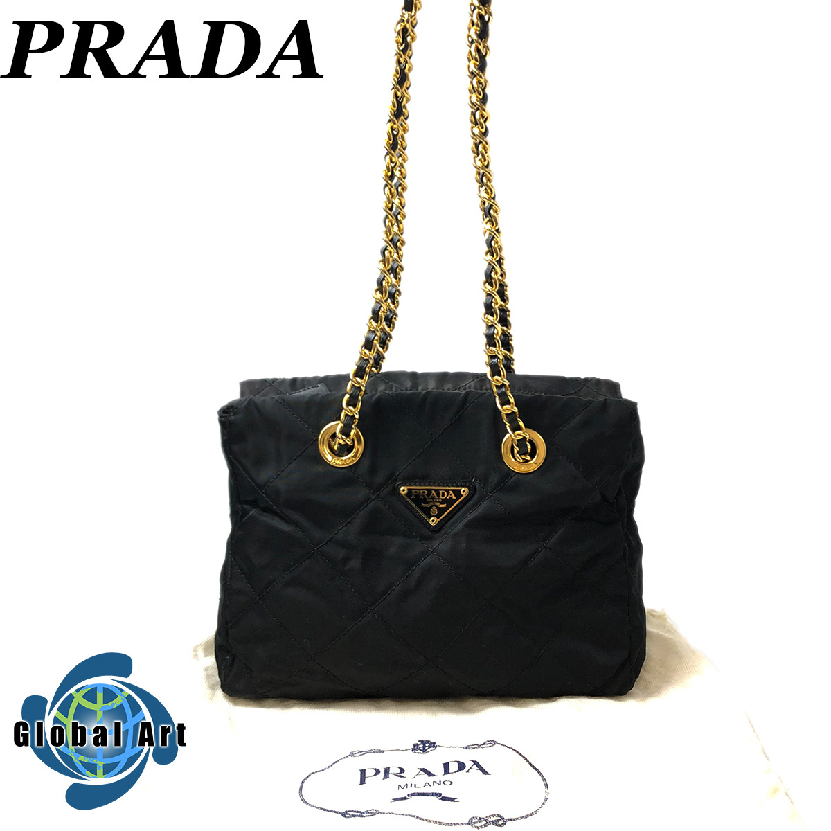 プラダ チェーン ショルダーバッグ (PRADA チェーンミニショルダー 