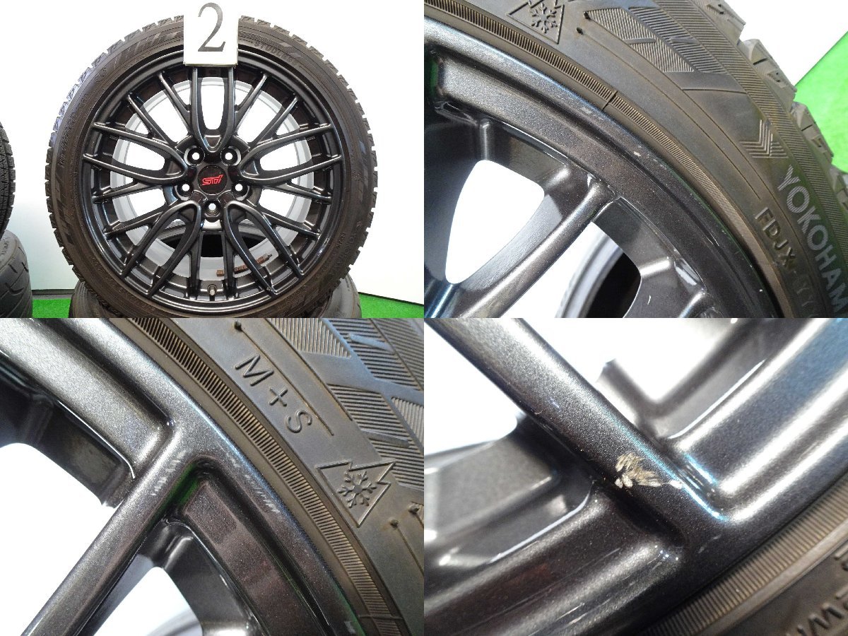 4本 スバル WRX STi VAB 純正 18インチ 8.5J +55 5H 114.3