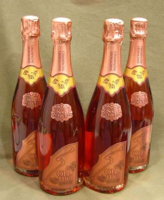 S1-905▽古酒 LEOPOLDINE Soumei Champagne Brut Rose レオポル S1-905▽古酒 LEOPOLDINE Soumei Champagne Brut Rose レオポル