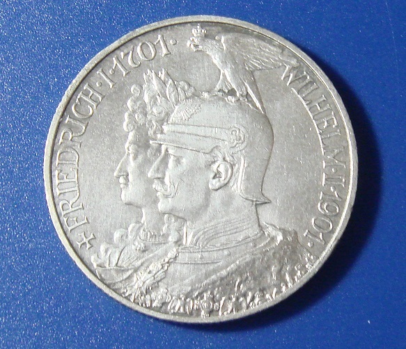 1901年 ドイツ 2マルク銀貨 プロイセン NGC MS64 高鑑定 1901年 ドイツ