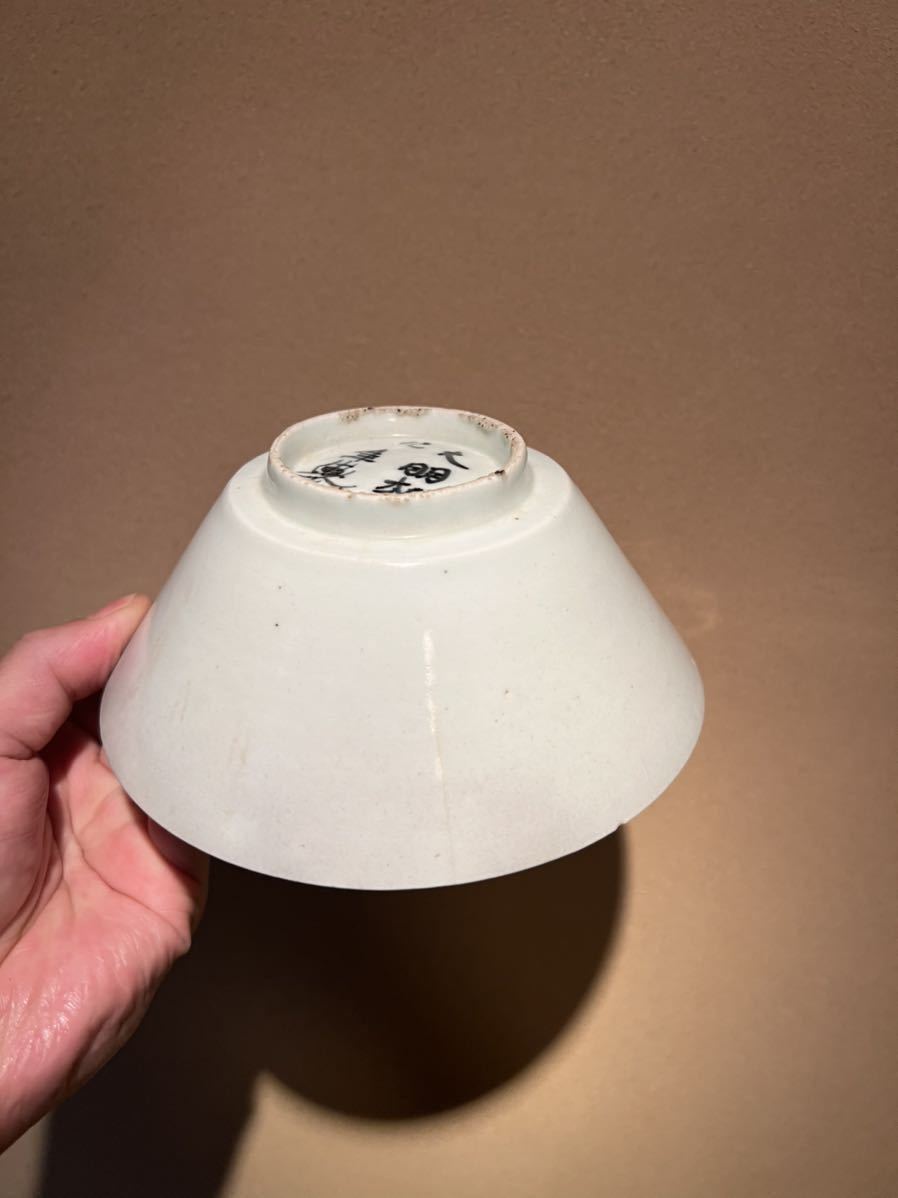 古伊万里たこ唐草蓋物　アンティーク 古道具　骨董　蕎麦猪口　検:李朝.白洲正子 古伊万里たこ唐草蓋物 アンティーク 古道具 骨董 蕎麦猪口 検:李朝