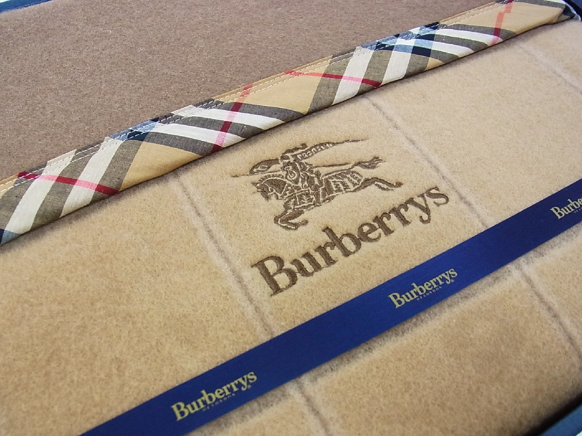 ☆ Burberrys バーバリーズ ☆ウール毛布 シングル 140×200cm ウール