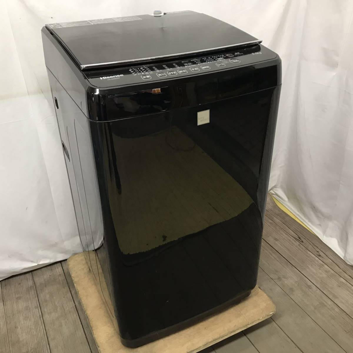 全自動洗濯機 ハイセンス 4.5kg 中古 5.5kg HW-T45C 送風乾燥機能付