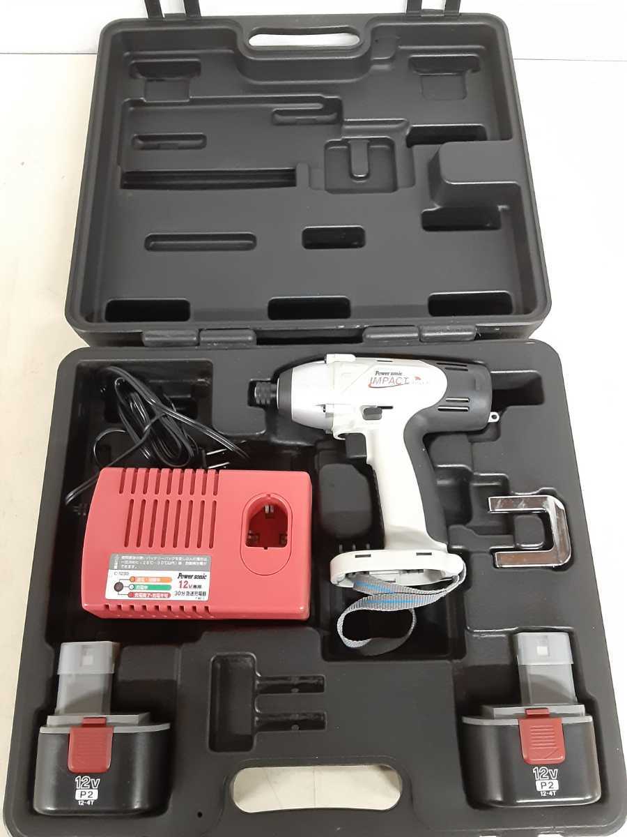 家電11 Power Sonic IMPACT DRIVER PIH-12V 壊れた充電器 インパクトドライバー 工具 DIY用品 電動工具 ...