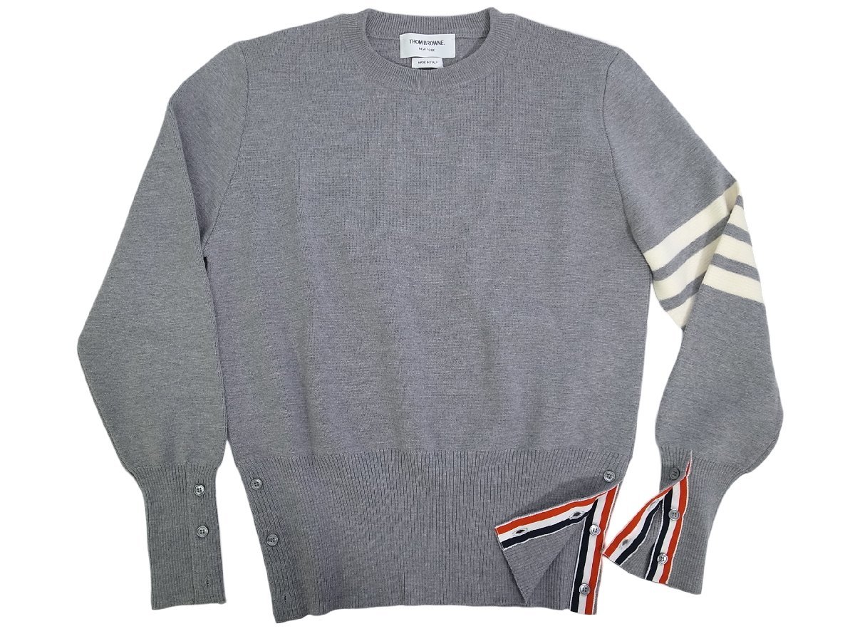 THOM BROWNE. トムブラウン メンズ ウール ニット セーター 2(トム 